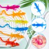 HLARTNET 100 PCS Sticky Lizards for Kids, Stretchy Sticky Lizards Toys Bulk for Reptile Party Favors, Children Lizards Gifts for Goodie Bags Stuffers Pinata Filler Students Rewards