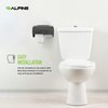 Alpine Commercial Toilet Paper Dispenser - Double Toilet Paper Holder Wall Mount for Less Frequent Paper Roll Refill