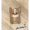 Corgi Face Hand Sanitizer Holder And/Or Lip Balm Holder