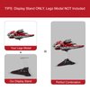 NAOCARD Acrylic Display Stand for Lego Star Wars Ahsoka Tano’s T-6 Jedi Shuttle Building Set, Compatible with Lego 75362 (Only Stand, Model Not Included)