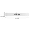 10pcs - PANA Jumbo Double-Sided Emery Nail File for Manicure, Pedicure, Natural, and Acrylic Nails - White (Grit 100/180)