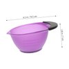FRCOLOR 5pcs Hair Dyeing Bowls Hair Color Mixing Bowls Mixing Tint Bowls Dyeing Coloring Tool with Handle for Salon Hairdressing (Purple)