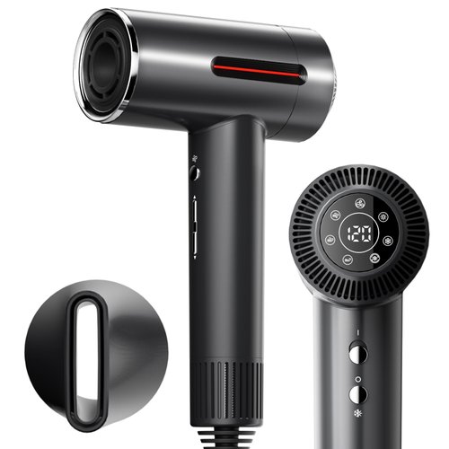 Kempten Professional Ionic Hair Dryer,1400W Blow Dryer 100,000 RPM Fast Drying Lightweight Low Noise Hairdryer for Home Salon Travel