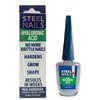 Amen Steel Nails Hardener with Hyaluronic Acid, Grow and Harden Brittle Nails in Weeks