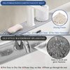 Kitchen Faucet Absorbent Mat - Instant Dry, Non Slip, Prevents Moisture Buildup, Diatomaceous Earth Splash Guard for Kitchen Sink Bathroom Counter[Light Grey, 17.7*3.9inch]