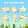 Under the Sea Party Favors - 12 PCS Ocean Animals Birthday Party Supplies - Sea Bubbles & Paint Crafts - Mermaid Shark Birthday Decorations Goodie Bags Stuffers Gifts Prizes for Kids Girls Toddler