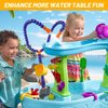 PracticeJQDEN Durable Water Table Pump, Ultra Quiet Water Pump for Water Table, Outdoor Water Game Toys for Kids, Splash Pond Water Table Accessories, 25W Black