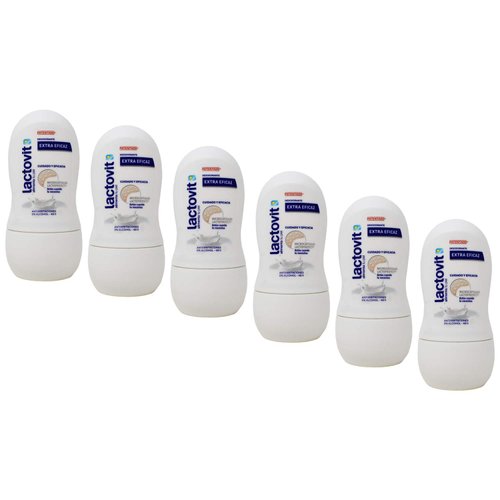 Lactovit Roll-on Deodorant Deo Double Vitamins of Milk 50ml Pack of 6