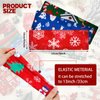 12 Pieces Christmas Twisted Headbands Snowflake Elastic Turban Headband Multi-style Headband Christmas Tree Non Slip Hair Accessories Wide Knot Hair Bands Headwrap for Women Girls (Lovely Pattern)