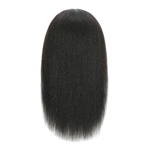 TIANYOUHAIR Mannequin Head 100% Human Hair Cosmetology Manikin Doll Training Head with Stand for Hairdresser Practice Braiding Styling Coloring Bleaching Dyeing Cutting Updos Display