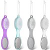 4 Pieces 4 in 1 Pumice Stone for Feet Foot File Callus Remover Pedicure Tool Foot Scrubber Brush for Pedicure Pumice Functional Foot Scrubber Pedicure Foot File for Women Men Dry and Wet Foot Care