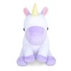 WEIGEDU Adorable Small Star Unicorn Stuffed Animals Plush Toys for Kids Girls Toddler Babies Birthday Bedtime Gift, 9.8 inches Purple and White