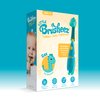 Brusheez Little Toddlers Sonic Toothbrush - Safe & Gentle Toothbrush for Ages 1-3 with Built-in, Light-Up 2-Minute Timer, Extra Brush Head, & Storage Base for First-Time Brushers (Rex The Dinosaur)