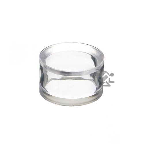 OnFireGuy Clear Round 1-1/4" Beveled Ring Display Stand Pedestal for Golf Balls Decorative Eggs, 50 Pack