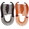 minkissy Banana Clip for Thick Curly Hair Ponytail Holder Plastic Hair Comb Clips Styling Tools Hair Accessories for Women Girls 4Pcs