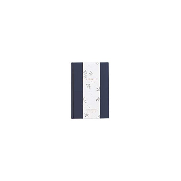Promptly Journals, A Complete Childhood History: From Pregnancy to 18 Years Old (Navy Blue, Linen) | Baby Book and Pregnancy Journal | Baby Memory Book