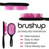 Brushup-Wet & Dry Vented Detangling Hair Brush,SmoothGlide Detangling Hair Brush- Gentle Haircare for Tangle-Free Locks, Cherry Blossom