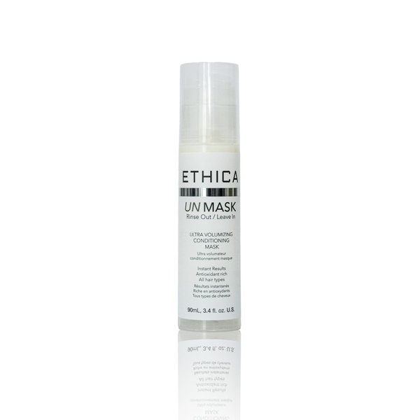 Ethica Unmask Leave In Conditioner, Rinse Out Deep Conditioning Hair Mask for Damaged Hair, High Performance Hair Care, 3.4 fl. oz/ 90 mL