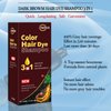 CSFDXD Instant Dark Coffee Hair Dye Shampoo 3 in 1 for Gray hair, Herbal Brown Hair Color Shampoo for Women and Men,100% Gray Hair Coverage,Dark Brown Hair Shampoo colors 500ml