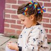 Rainbow Hair Bow Clips Gay Pride Day Cute Candy Bows Ribbon Hair-bow Hairclips Cheer Hair Headband for Party Beach Back to School Festival Hair Accessories 3PCS