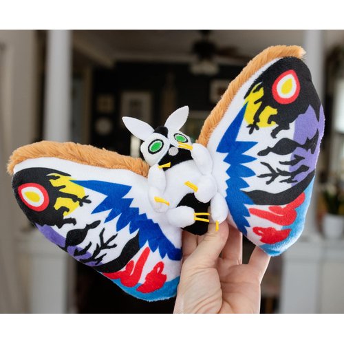 Surreal Entertainment Godzilla Rainbow Mothra 10-Inch Character Plush Toy | Cute Plushies and Soft Stuffed Animals, Kids Room Decor Accessories | Kaiju Monster Gifts and Collectibles