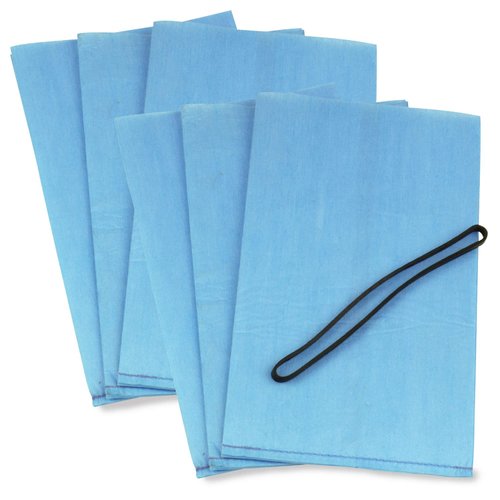 WORKSHOP Wet/Dry Vacs Vacuum Bags WS01025F2 Shop Vacuum Bag Filter (2-Pack, 6 Shop Vacuum Bags With Retaining Bands), Bag Filter For Select 2-1/2-Gallon To 5-Gallon Shop Vacuum Cleaners