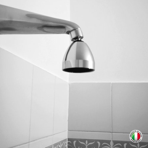 Siroflex Chromed Black Shower Head (New Siroflex Product)