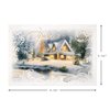 Hallmark Thomas Kinkade Boxed Christmas Cards, Peace (16 Cards and 17 Envelopes)