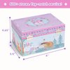 Jewelkeeper Girl's Musical Jewelry Storage Box with Spinning Owls, Woodland Design, Twinkle Twinkle Little Star Tune