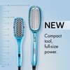 BaBylissPRO BaBylissPRO Nano Titanium Compact Thermal Paddle Brush, Hair Styling Tools & Appliances, BNTPB2UC, Blue