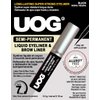 UOG Liquid Eyeliner and Eyebrow Liner. Waterproof, Semi-Permanent Smudge-Proof. Last Up To 7 Days. Glides On Smoothly, Allergy-Free, Flexible Precise Slender Tip, 5.0 mL/0.18 Fl oz