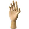SIS Wood Art Mannequin Hand Model Statue,Sketching,Painting and More Pen Holder/Phone Holder-(Female Hand) 10 inch (Right,10 inch)