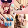 6 Sheets Cute Cartoon Nail Art Stickers Self Adhesive Designer Nail Art Supplies Cute Nail Design Stickers 3D Kawaii Nail Stickers Decals for Women Girls Nail Decorations Manicure Tips