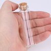 MaxMau 20ml Small Glass Bottles,Tiny Glass Vials,Jars with Cork Stoppers,Message Bottles,Wishing Bottle for Wedding Favors, Baby Shower Favors, DIY Art Craft Storage,24pcs