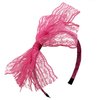 Z-Shop 80s Outfits Costume Accessories for Women - I Love 80's Print Off Shoulder T-Shirt,Lace Headband Necklace Bracelet Gloves for 80s Costumes,Hot Pink,XXL