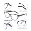 FEISEDY Progressive Multifocus Blue Light Blocking Reading Glasses Multifocal Readers with Spring Hinge B2675 (2.5, Blue)