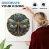 Wooden Puzzles for Adults, 300 Pieces Adult Puzzles, Vintage Dragonfly Puzzles Gifts for Puzzle Lover, Wooden Puzzle Games (L-13.3 * 13.1in)