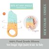 Teething Toys 3-6 Months, Teethers for Babies 3-6 6-12 Months for Teething Relief, Baby Teether Teething Toys 100% Silicone, Newborn Infant Sensory Baby Toys 0-6 Months, bebe mondo (Ice Cream)
