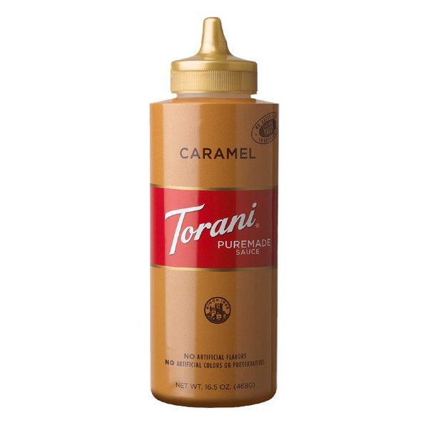 Torani Caramel Sauce 16.5 Oz. Squeeze Bottle