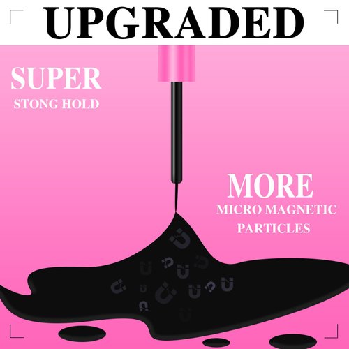 7C SEVENCROWN Black Eyeliner Waterproof Magnetic Liquid Eyeliner,Upgraded All-Day Hold, Works Perfectly for Magnetic Eyelashes,Eye Liner -5ml*4 Count