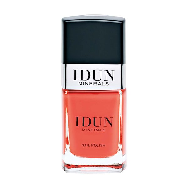 IDUN Minerals Nail Polish - Infused With Vitamins And Sweet Almond Oil - Prevents Cracking And Protects Nails - Even Lacquered Result - Karneol - 0.37 Oz, Orange, (I0108539)