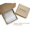 QsQueen 100 PCS of White Color Cosmetic Spatula for Makeup Face Mask Plastic Spoon Disposable Makeup Tools for Mixing and Sampling 4.88'' x 1.06”/Spatulas Skin Care Facial Cream Mask Spatula