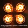 Brass Diya Diyas Diya Lamp for Puja [ Pack 2Pc ] Diwali Diyas Indian Pooja Kuber Diya for Diwali Decoration - Handmade Oil Lamp with Golden Engraved Vilakku for Puja Pooja Hashcart®