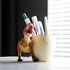 Banllis Dinosaur Pen Holder & Pencil Holder for Desk, Trex Desk Accessories Jurassic Park Office School Supplies, Dino Toothbrush Holder, Idea Gifts for Adults Kids Women Men