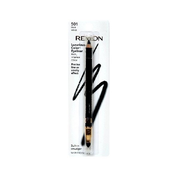 Revlon Luxurious Color Eyeliner, Black Velvet 501, 0.043 Ounce