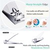 AVERZELLA 30 Pack Fingernail Clipper Toenail Clippers，Stainless Steel Nail Clippers Bulk，Portable Nail Cutter Manicure Kit Toe Nail Clippers for Women Man Adult Homeless Care