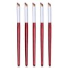DANNEASY 5Pcs Ombre Nail Brush Wooden Nail Ombre Brush Acrylic Nail Art Brushes Nail Pens Nail Gradient Brush Nail Design Brushes Nail Art Tools