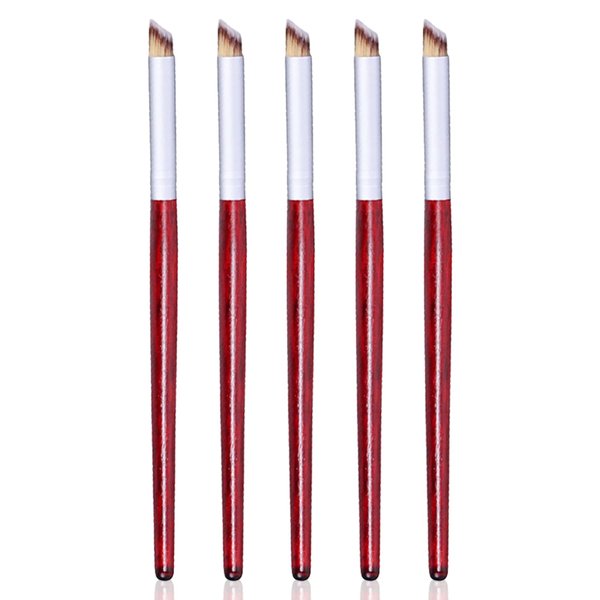 DANNEASY 5Pcs Ombre Nail Brush Wooden Nail Ombre Brush Acrylic Nail Art Brushes Nail Pens Nail Gradient Brush Nail Design Brushes Nail Art Tools