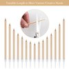 BEAN LIEVE 24-Count Birthday Candles - Long Thin Cake Candles Slow Burning Candles for Birthday, Wedding, Lucky Party Decoration (Champagne Gold)