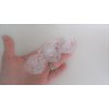 Generic Clear transparent flower shaped hair claw clip medium fine hair